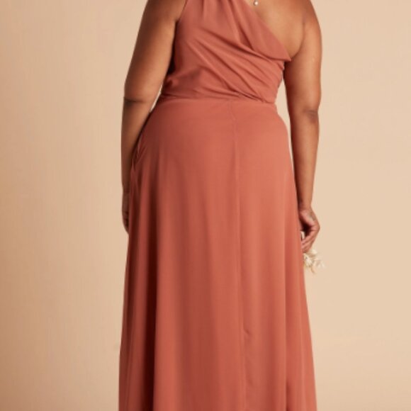 Birdy Grey | Kira Dress | Chiffon Terracotta | XL - Picture 2 of 7